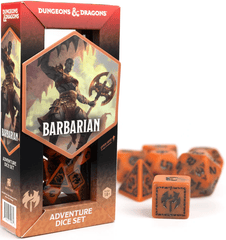 Dungeons & Dragons: Adventure Dice Set - Barbarian (Orange)